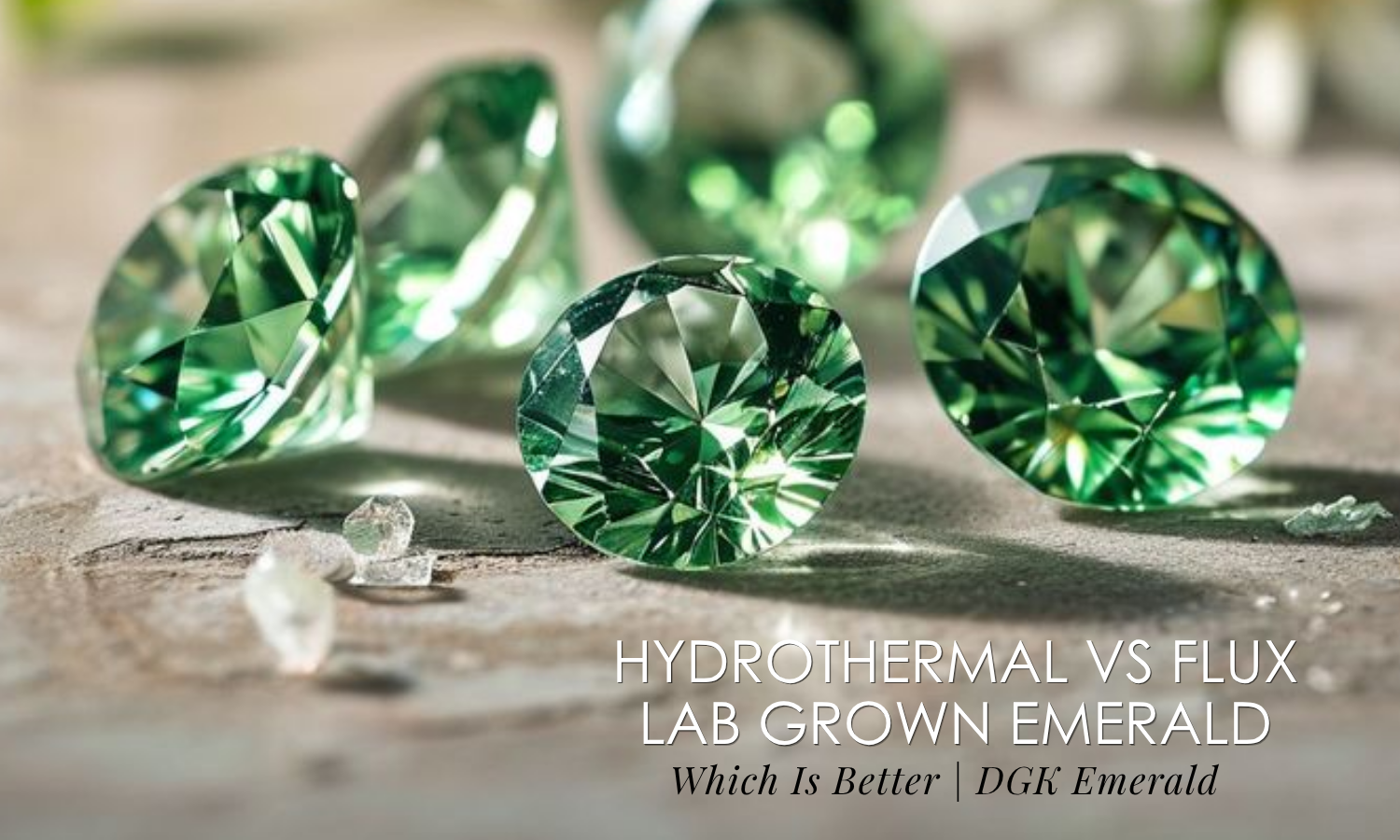 Hydrothermal & Flux Grown Emeralds Online