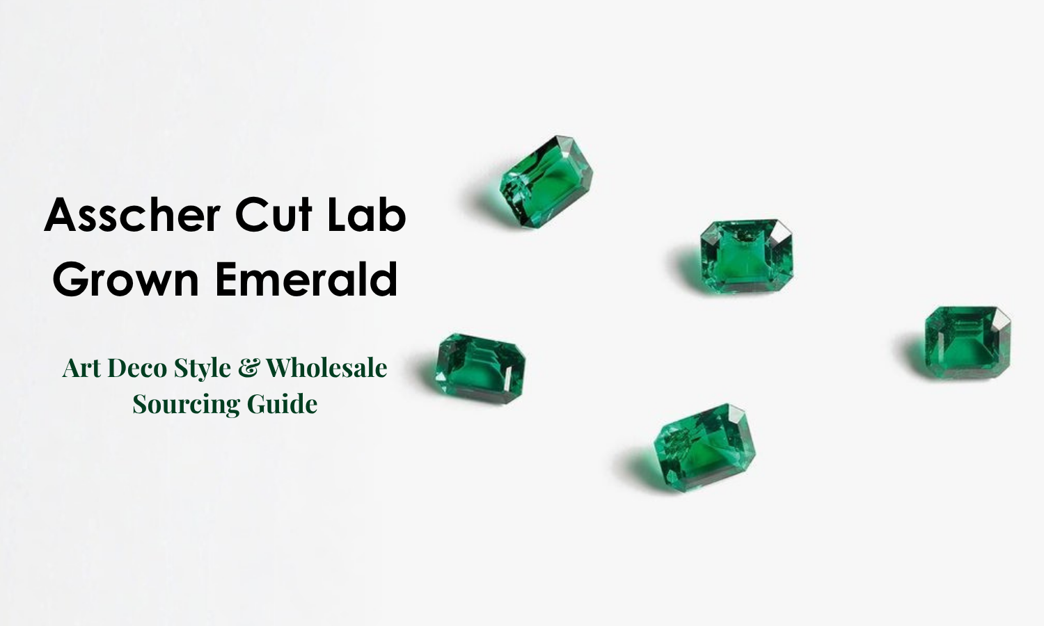 Asscher Cut Lab Grown Emerald