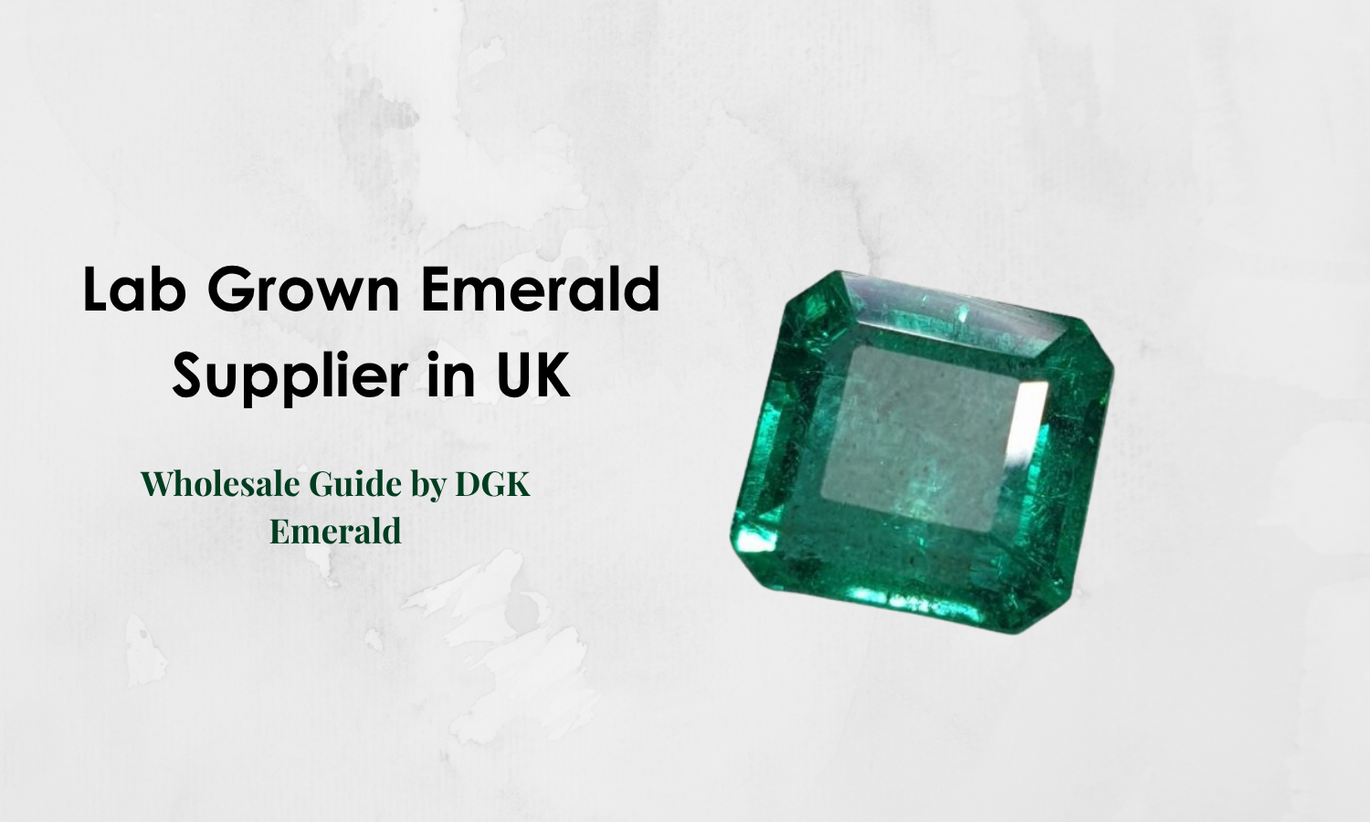 Lab Grown Emerald Supplier in UK