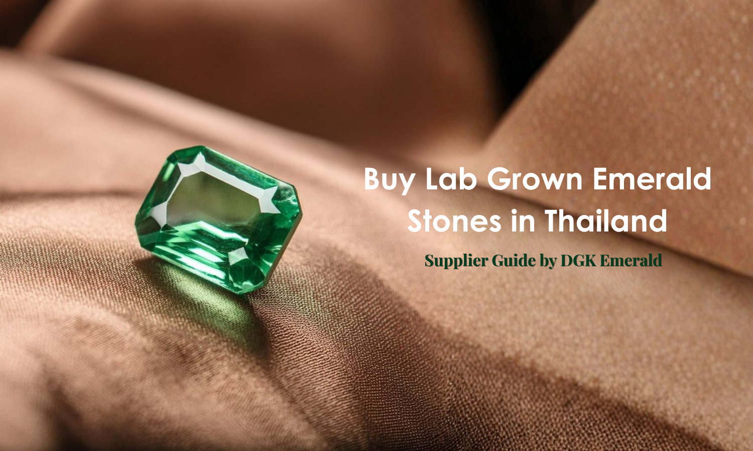 Lab Grown Emerald Stones in Thailand