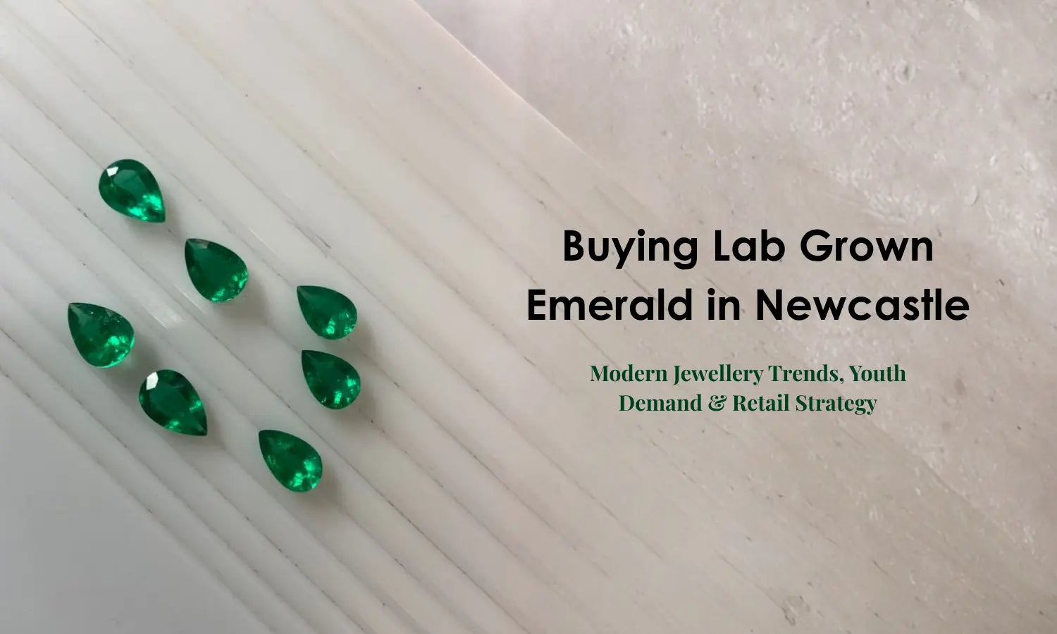 Lab Grown Emerald in Newcastle