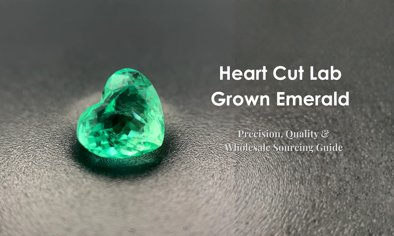 Heart Cut Lab Grown Emerald Online