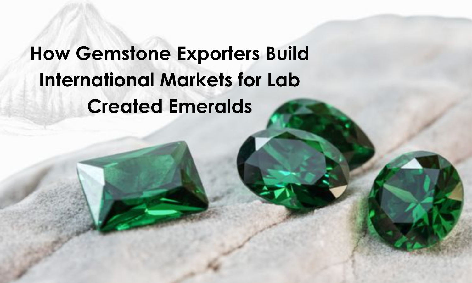 How Gemstone Exporters Build International Markets for Lab Created Emeralds | DGK Emerald