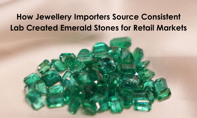 How Jewellery Importers Source Consistent Lab Created Emerald Stones for Retail Markets | DGK Emerald