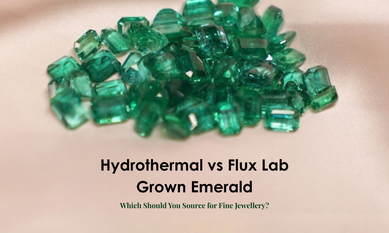 Hydrothermal vs Flux Lab Grown Emerald: Which Should You Source for Fine Jewellery | DGK Emerald