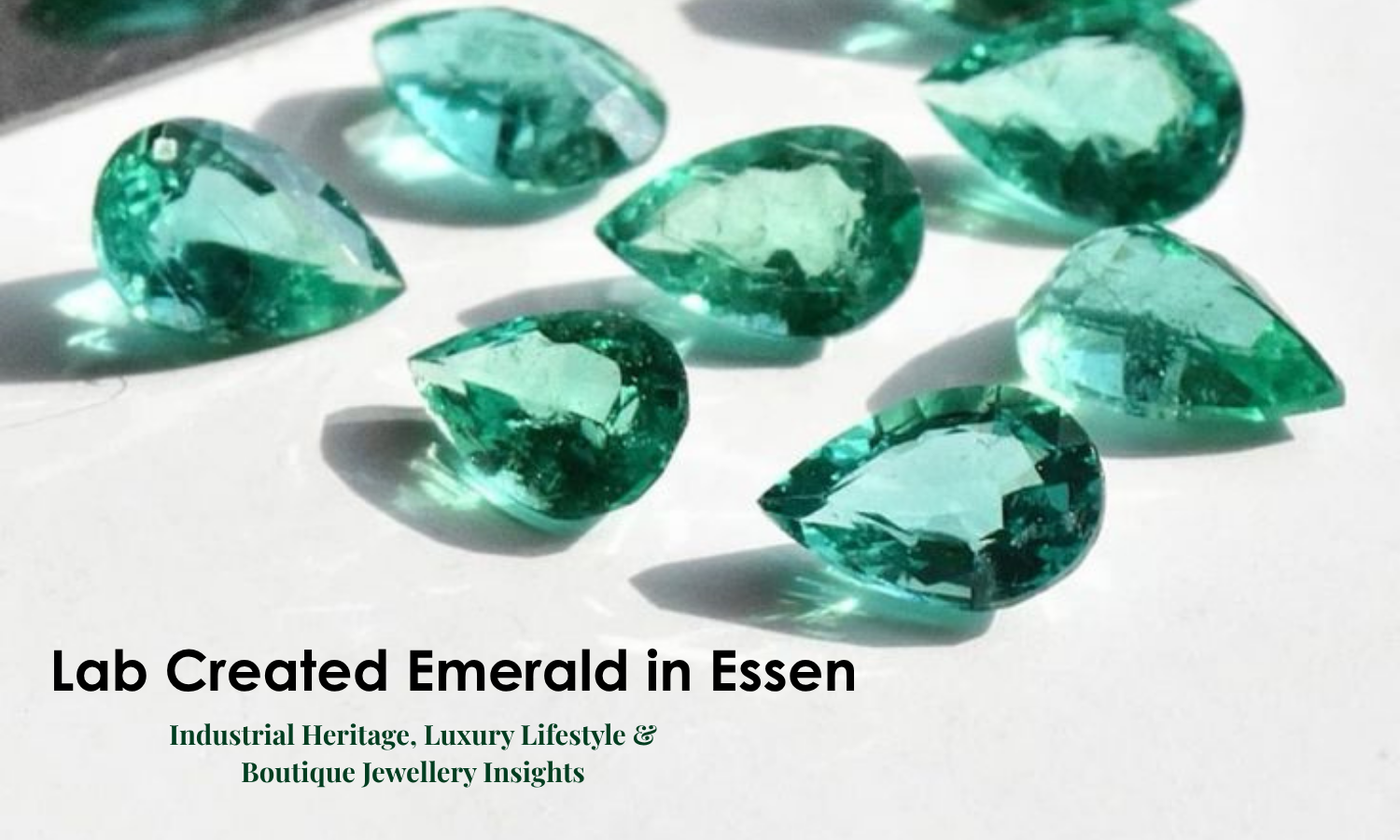 Lab Created Emerald in Essen