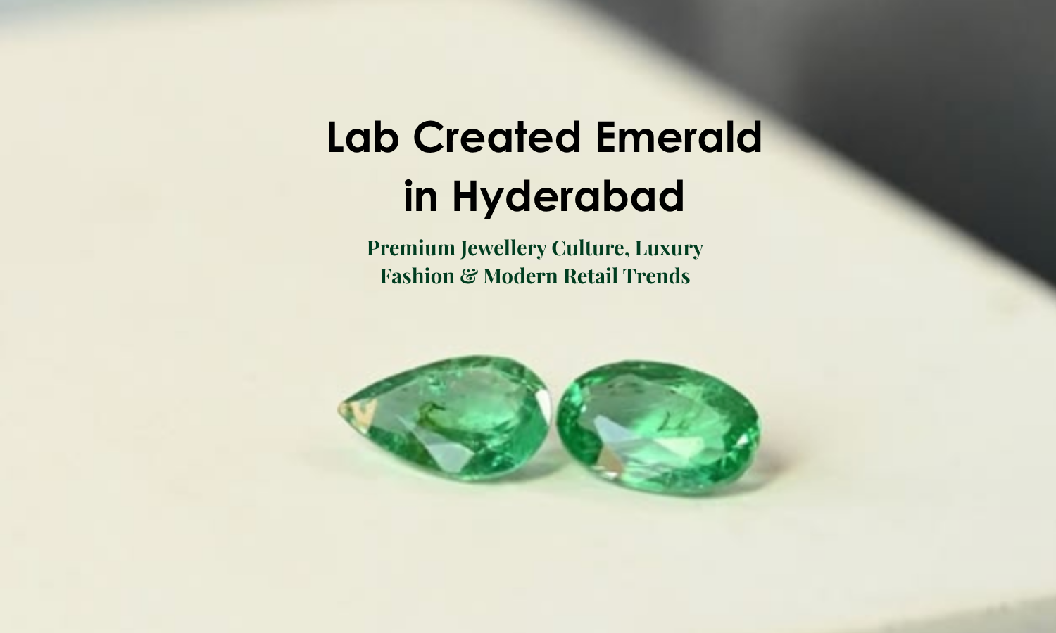 Lab Created Emerald in Hyderabad - Premium Jewellery Culture, Luxury Fashion & Modern Retail Trends | DGK Emerald