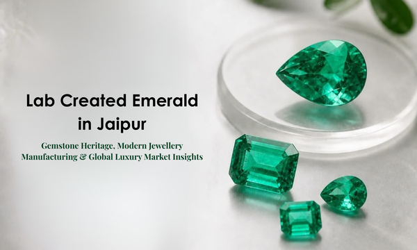 Lab Created Emerald in Jaipur - Gemstone Heritage, Modern Jewellery Manufacturing & Global Luxury Market Insights | DGK Emerald