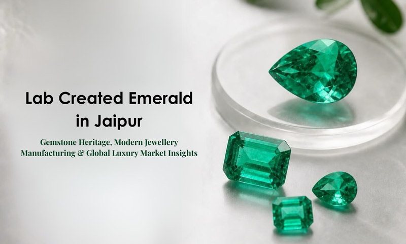 Lab Created Emerald in Jaipur - Gemstone Heritage, Modern Jewellery Manufacturing & Global Luxury Market Insights | DGK Emerald