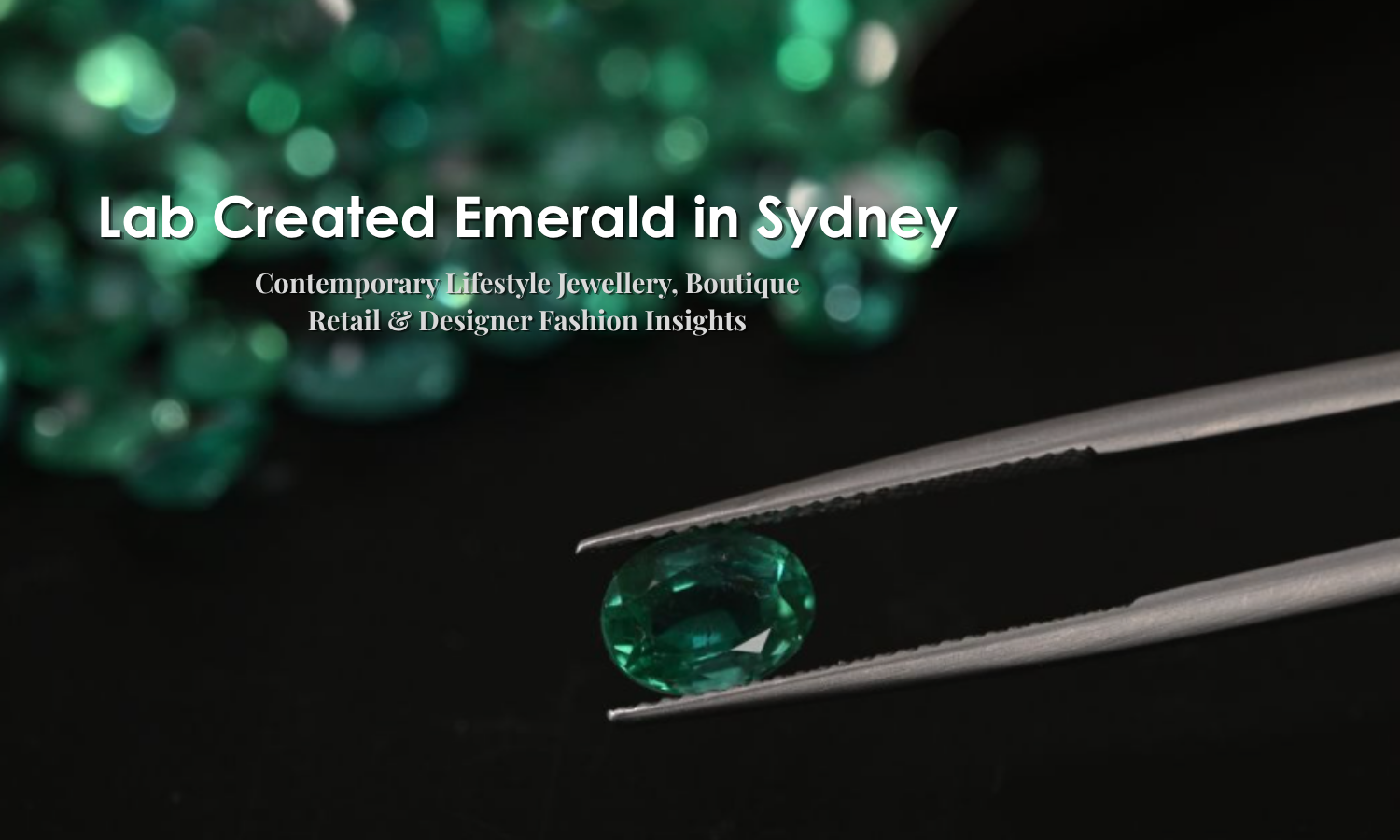 Lab Created Emerald in Sydney