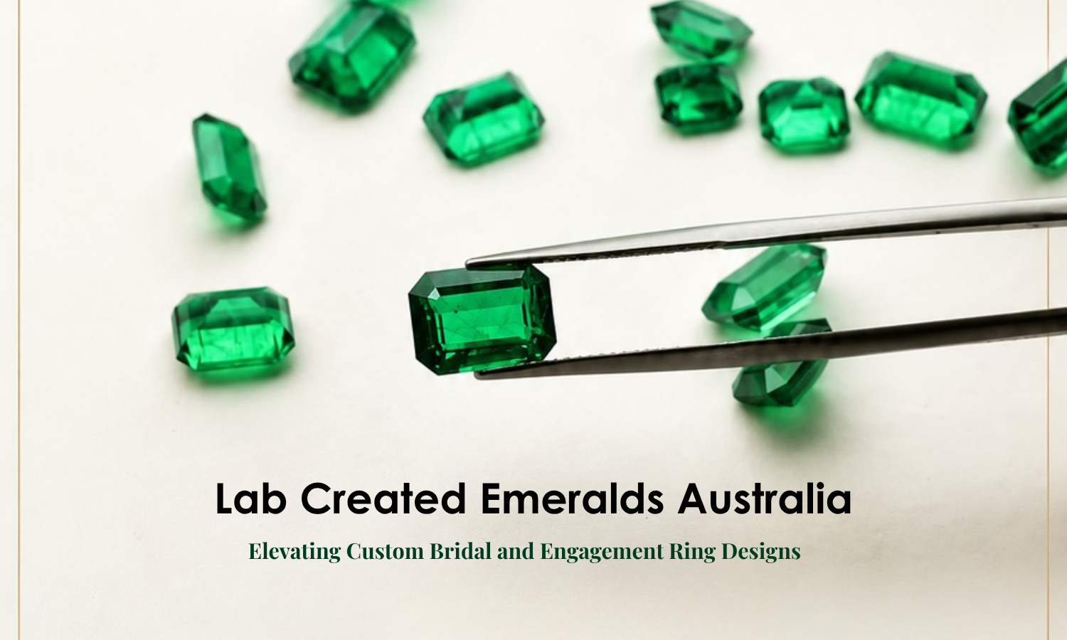 Lab Created Emeralds Australia: Elevating Custom Bridal and Engagement Ring Designs | DGK Emerald