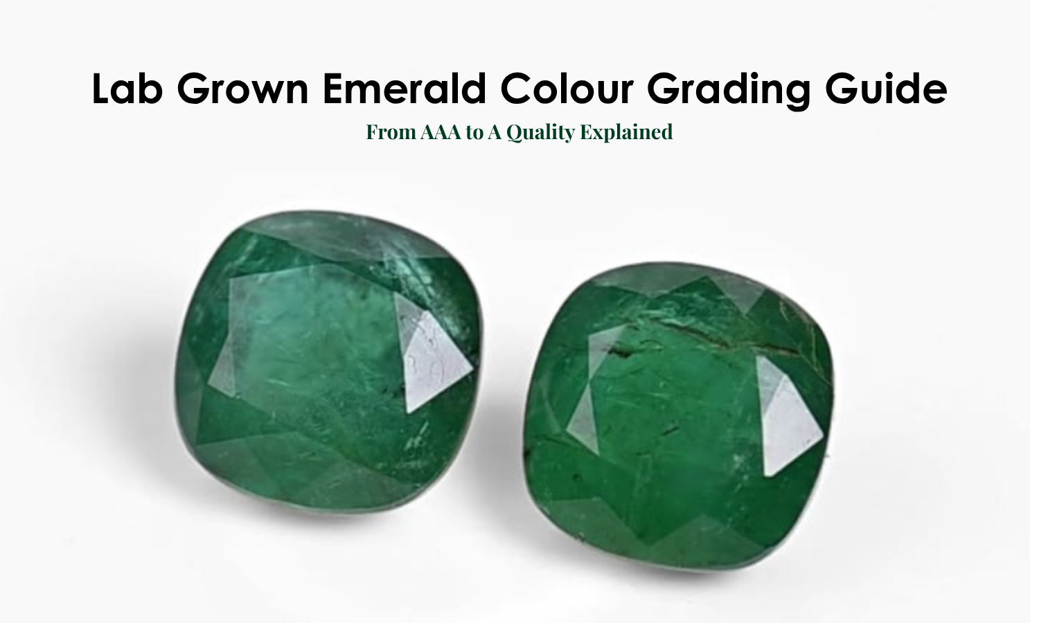 Lab Grown Emerald Colour Grading