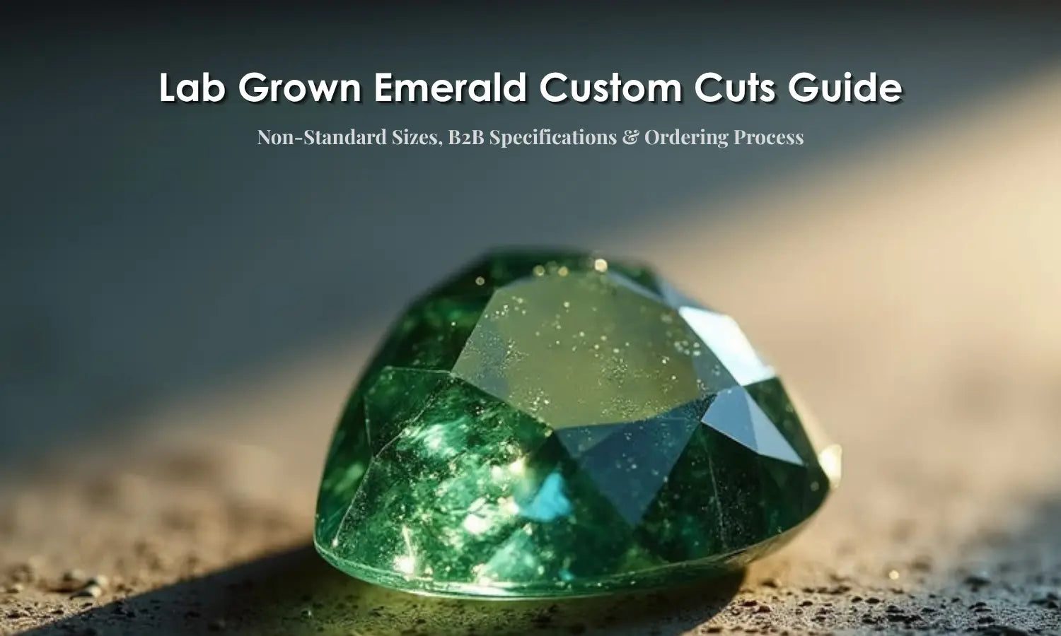 Lab Grown Emerald Custom Cuts Guide
