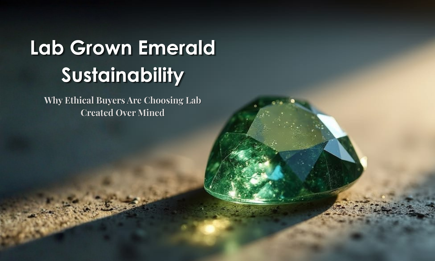 Lab Grown Emerald Sustainability: Why Ethical Buyers Are Choosing Lab Created Over Mined