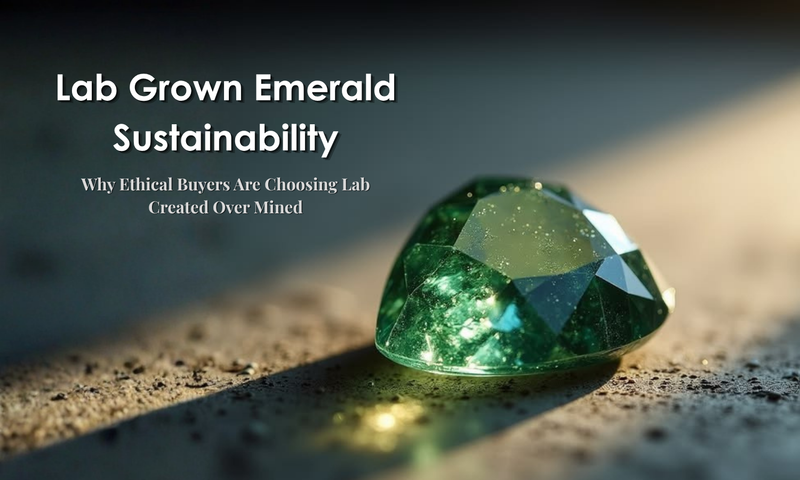 Lab Grown Emerald Sustainability: Why Ethical Buyers Are Choosing Lab Created Over Mined