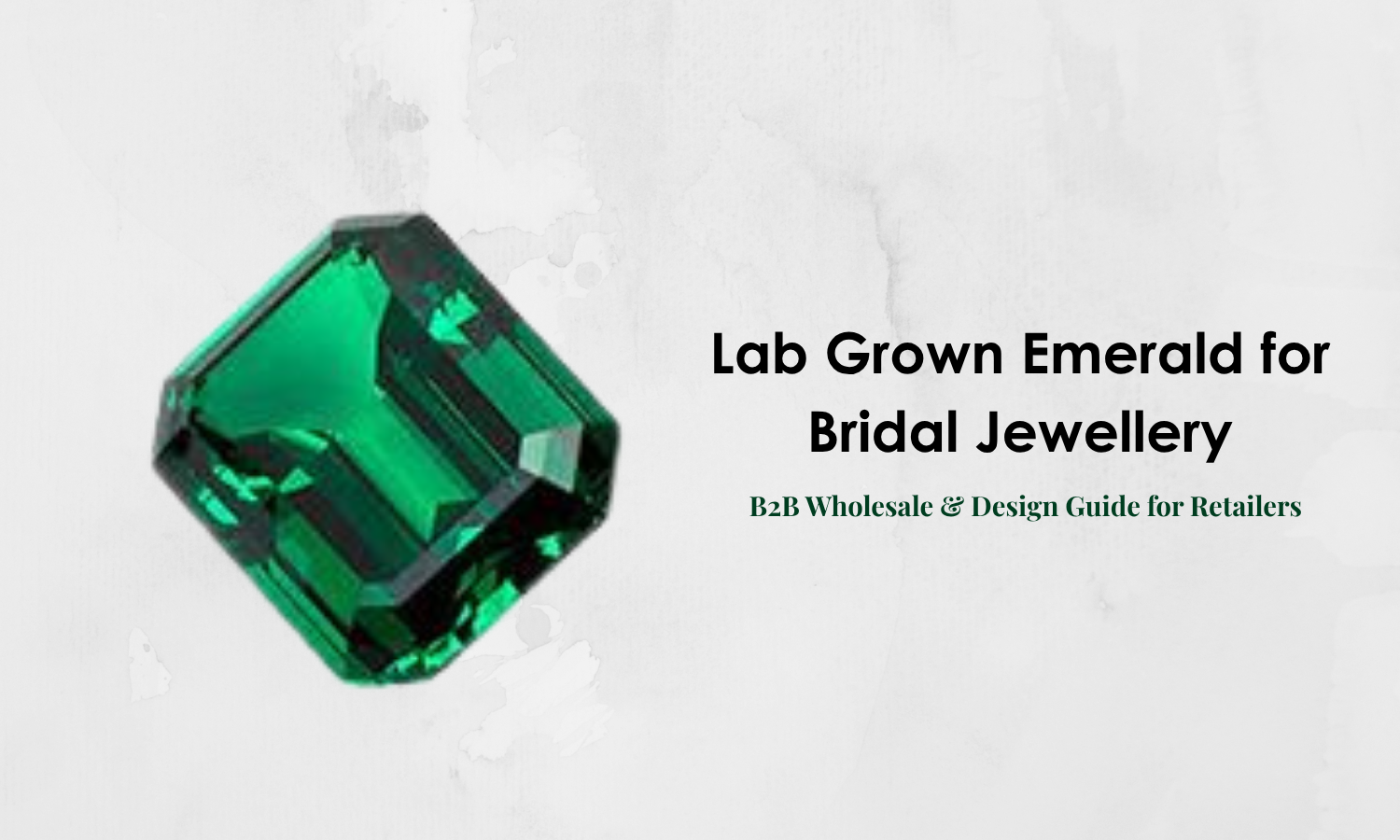 Lab Grown Emerald for Bridal Jewellery