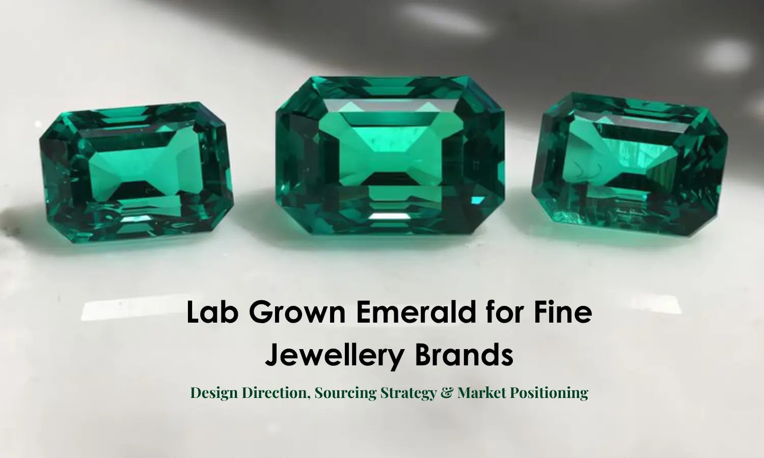 Lab Grown Emerald for Jewellery