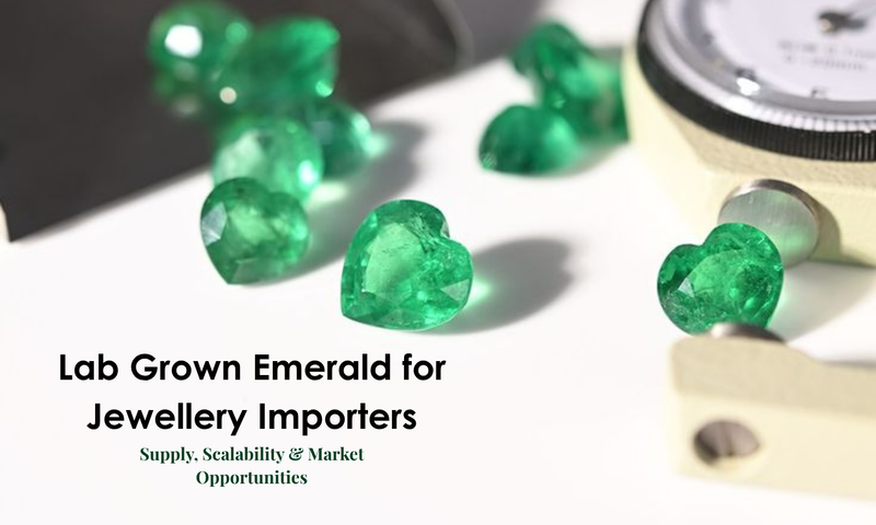 Lab Grown Emerald for Jewellery Importers - Supply, Scalability & Market Opportunities | DGK Emerald