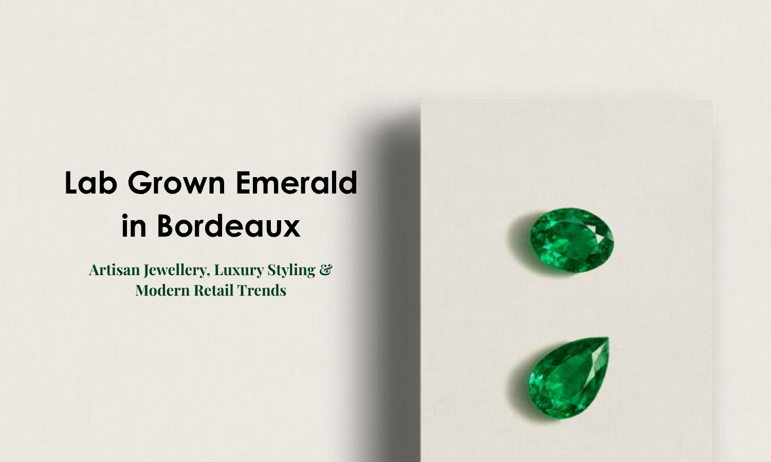 Lab Grown Emerald in Bordeaux