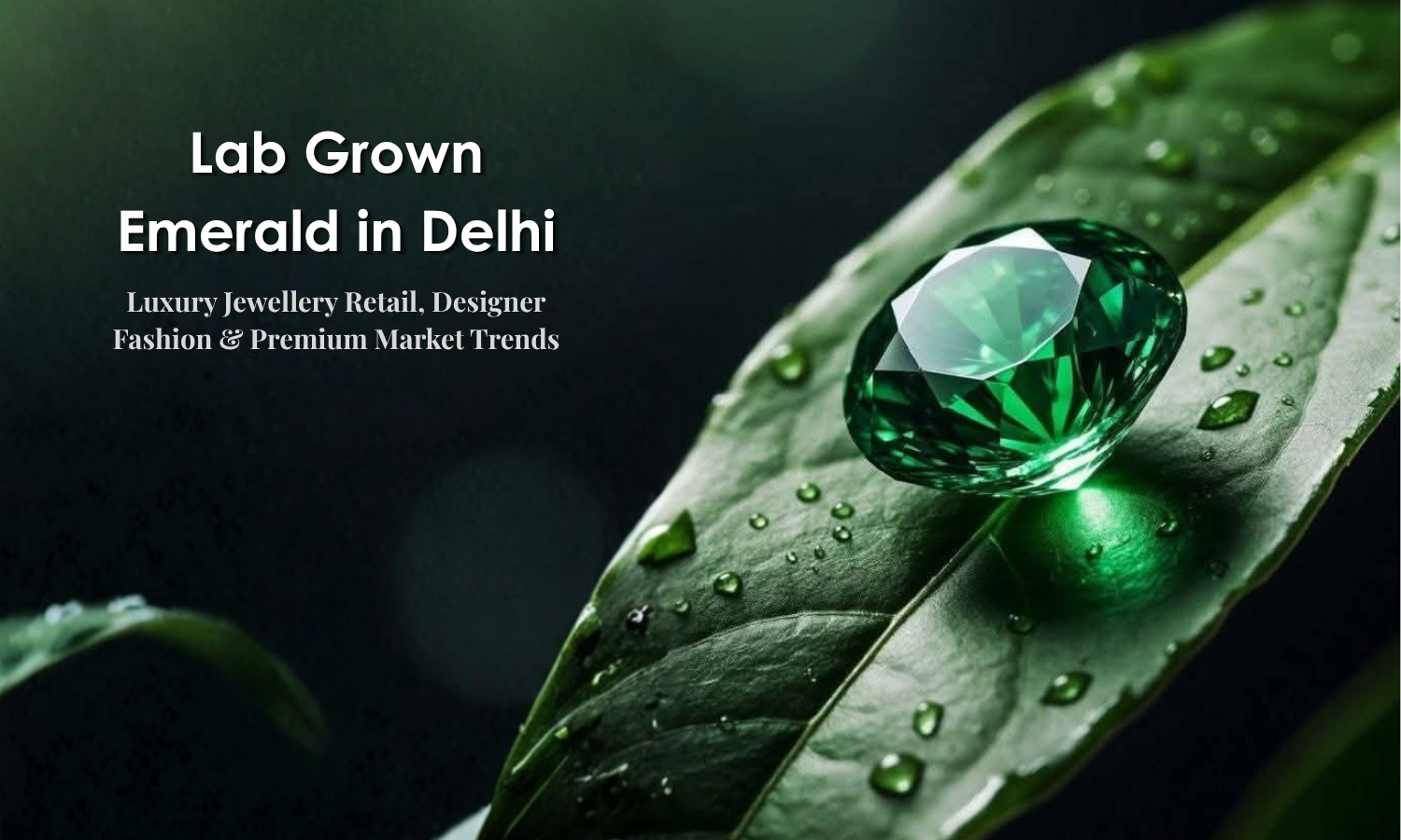 Lab Grown Emerald in Delhi - Luxury Jewellery Retail, Designer Fashion & Premium Market Trends | DGK Emerald