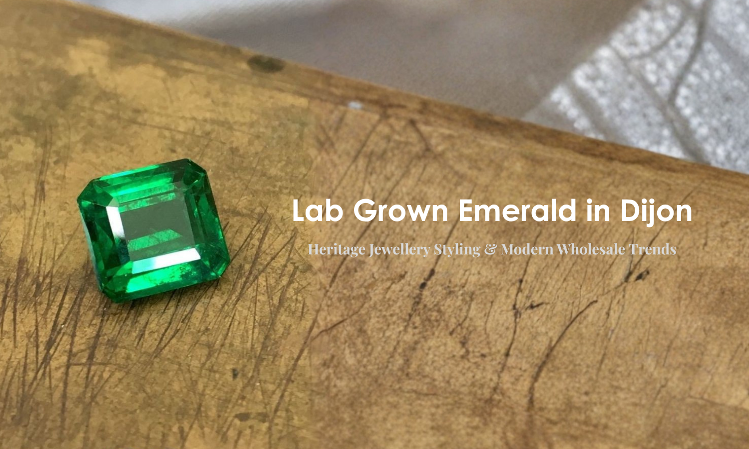 Lab Grown Emerald in Dijon