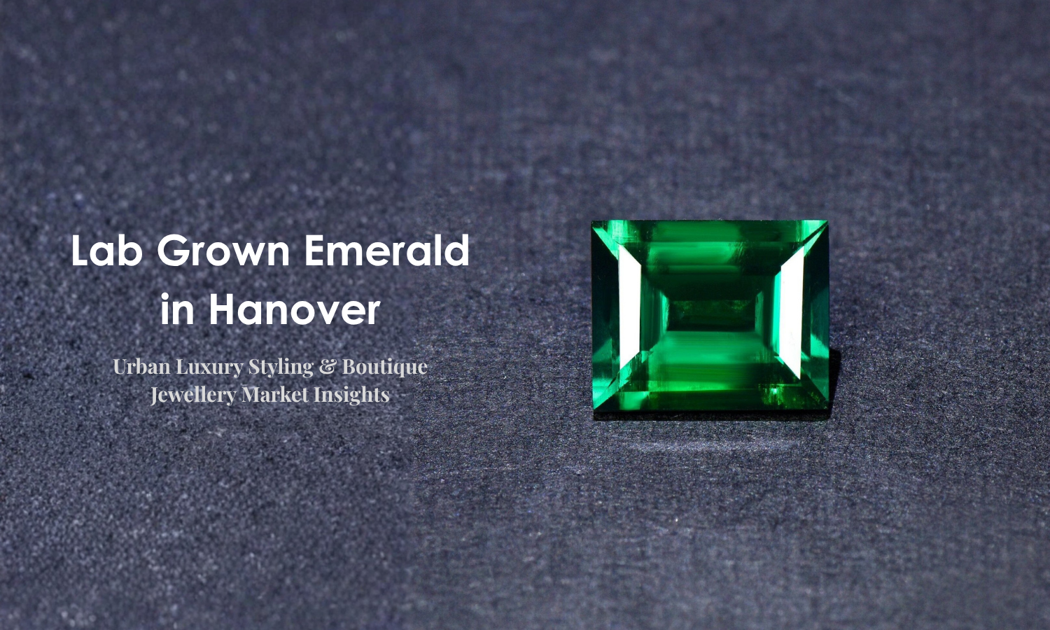 Lab Grown Emerald in Hanover – Urban Luxury Styling & Boutique Jewellery Market Insights | DGK Emerald