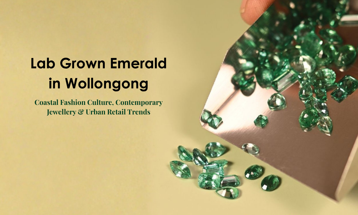Lab Grown Emerald in Wollongong - Coastal Fashion Culture, Contemporary Jewellery & Urban Retail Trends | DGK Emerald