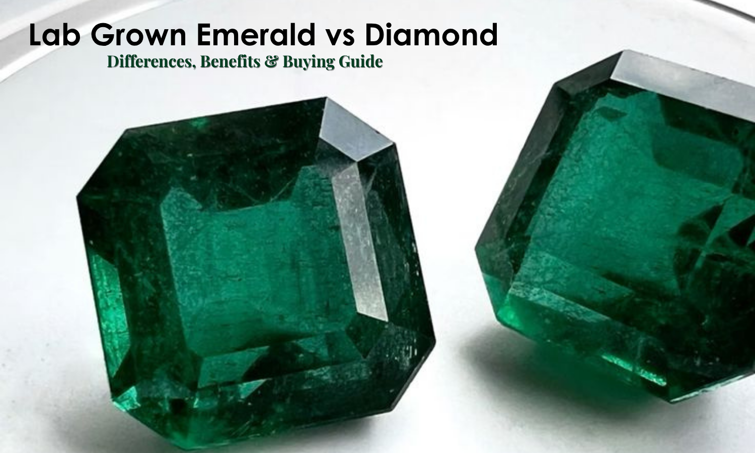 Lab Grown Emerald for Jewellery