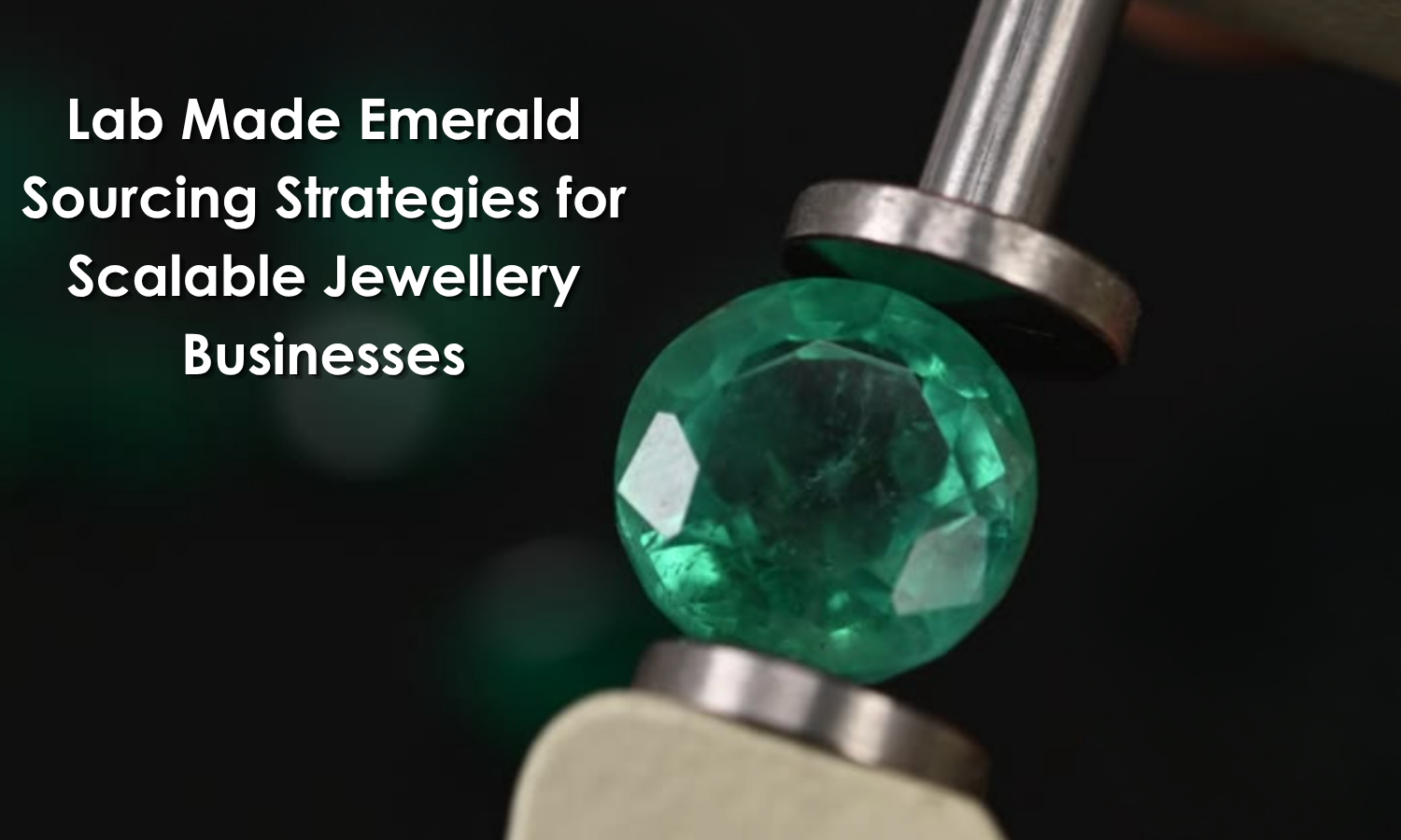 Lab Made Emerald Sourcing Strategies for Scalable Jewellery Businesses | DGK Emerald
