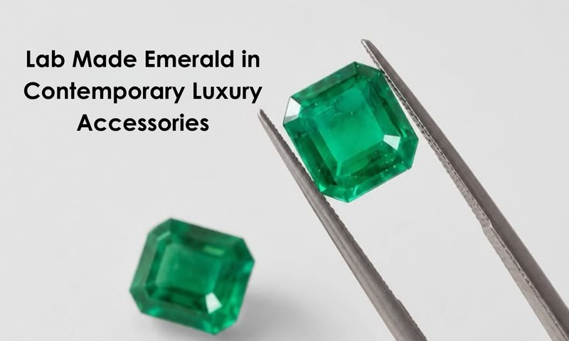 Lab Made Emerald in Contemporary Luxury Accessories - Market Opportunities | DGK Emerald