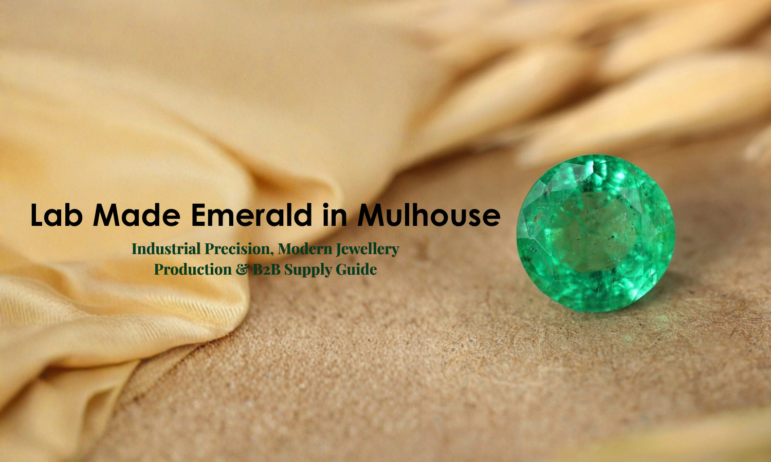 Lab Made Emerald in Mulhouse