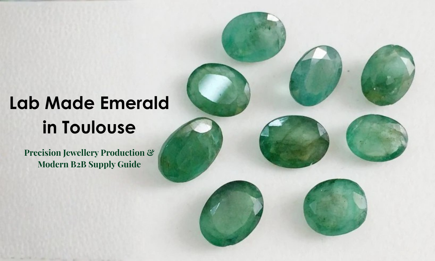 Lab Made Emerald in Toulouse