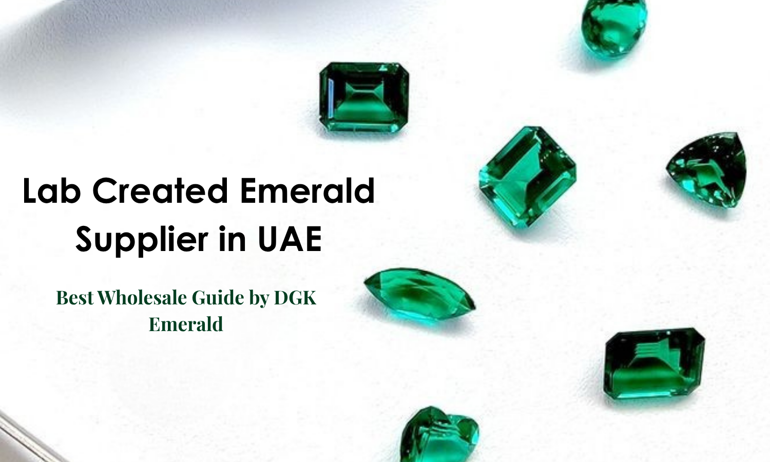 Lab Created Emerald Supplier in UAE