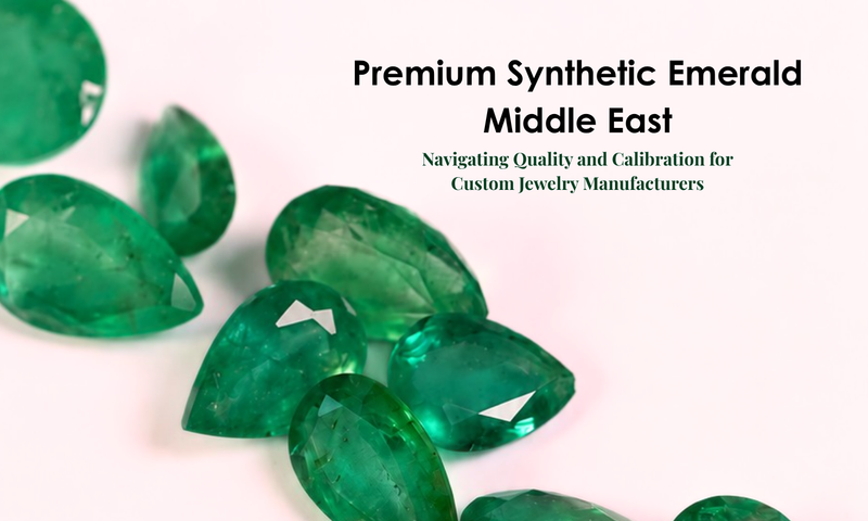 Premium Synthetic Emerald Middle East: Navigating Quality and Calibration for Custom Jewelry Manufacturers | DGK Emerald