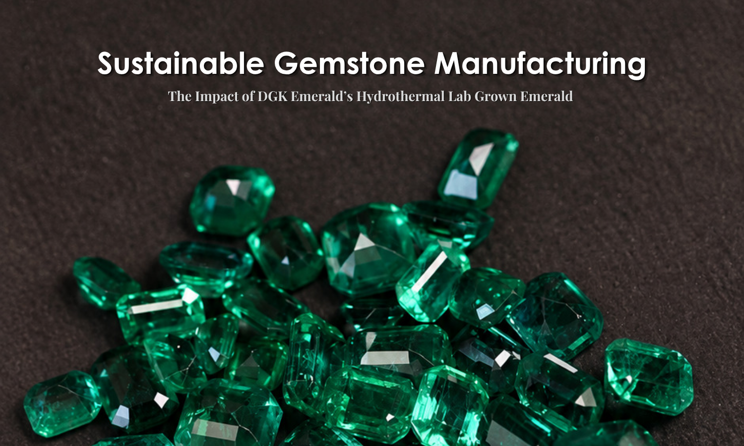 Sustainable Gemstone Manufacturing: The Impact of DGK Emerald’s Hydrothermal Lab Grown Emerald | DGK Emerald