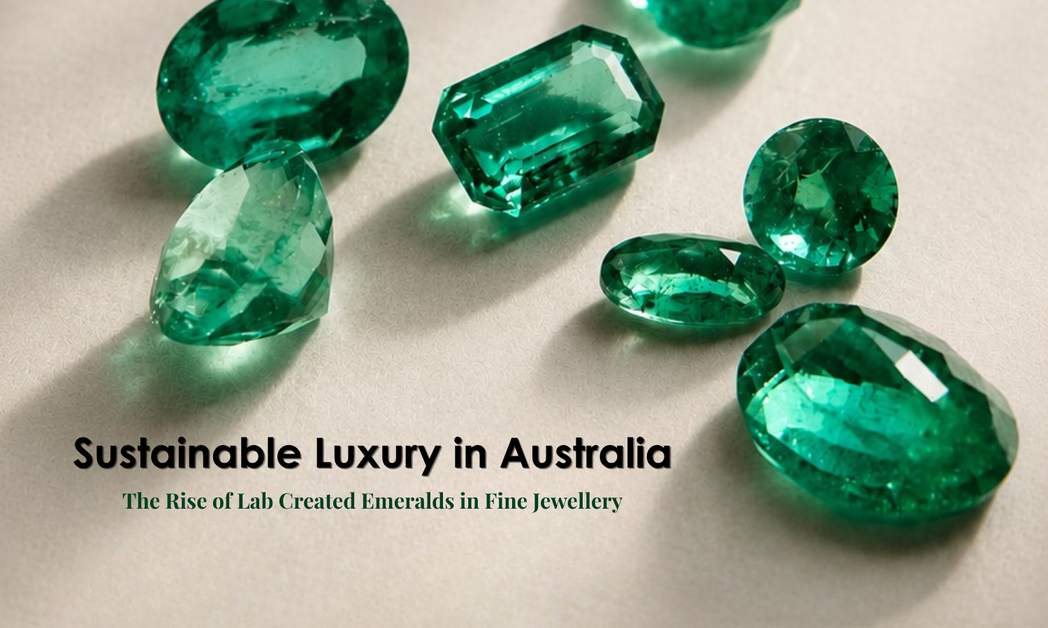 Sustainable Luxury in Australia: The Rise of Lab Created Emeralds in Fine Jewellery | DGK Emerald