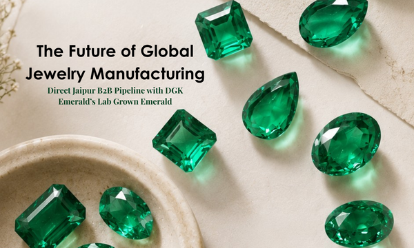 The Future of Global Jewelry Manufacturing: Direct Jaipur B2B Pipeline with DGK Emerald’s Lab Grown Emerald | DGK Emerald