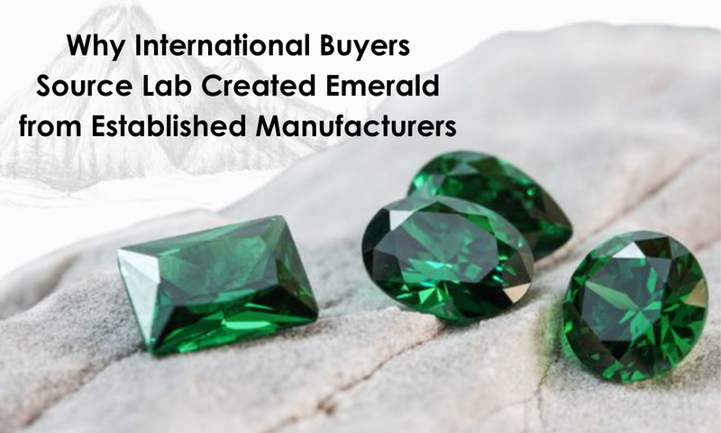 Why International Buyers Source Lab Created Emerald from Established Manufacturers | DGK Emerald