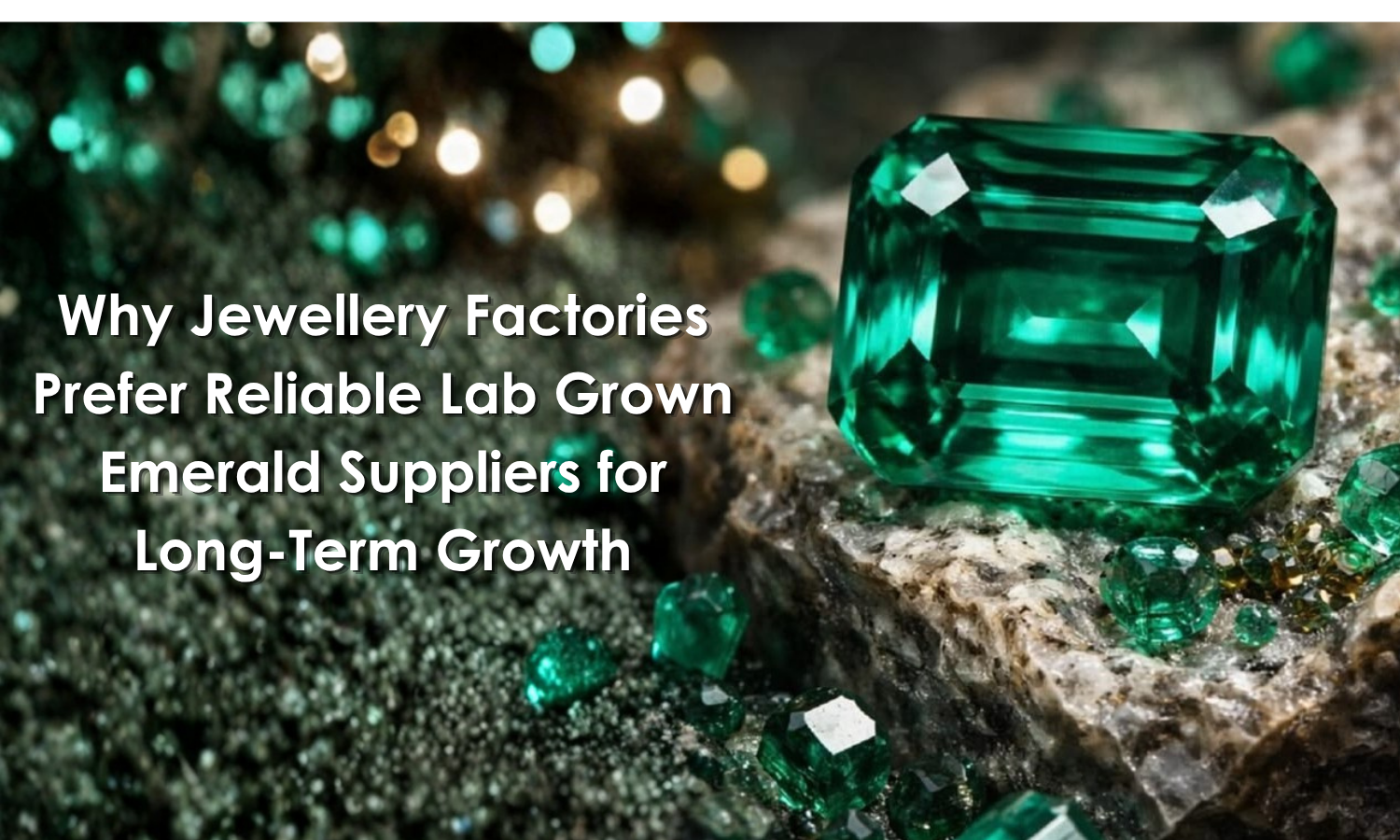 Why Jewellery Factories Prefer Reliable Lab Grown Emerald Suppliers for Long-Term Growth | DGK Emerald