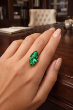 Marquise Cut Lab Grown Emerald