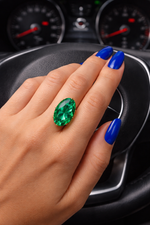 Oval Cut Lab Grown Emerald 